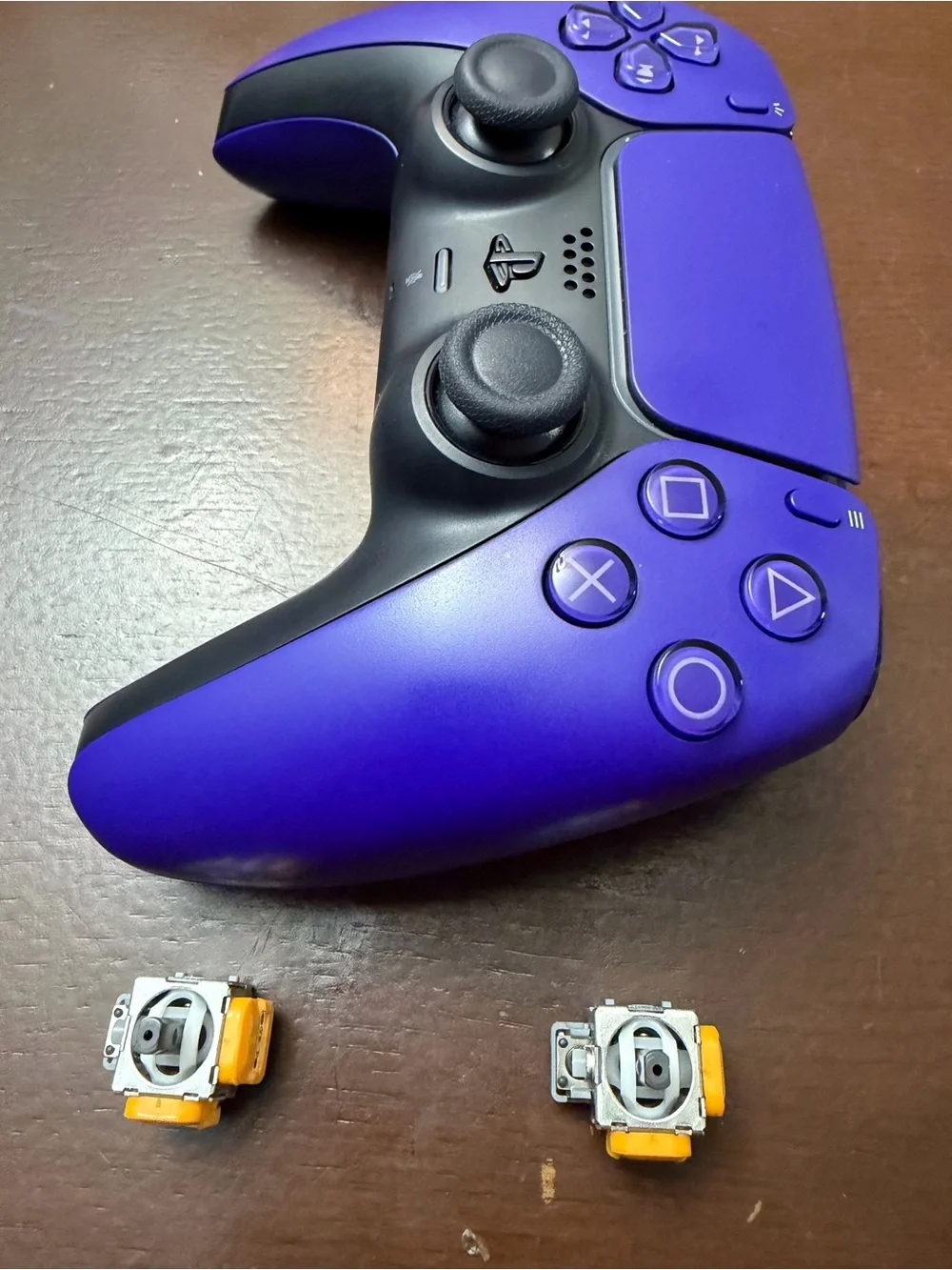 Custom purpure controller for ps5 hall efect upgrade